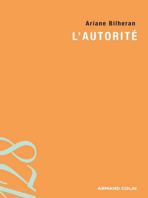 cover image of L'autorité